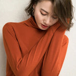 Women's Turtleneck Sweater Slim Fit Soft Breathable Comfort