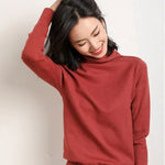 Women's Turtleneck Sweater Slim Fit Soft Breathable Comfort