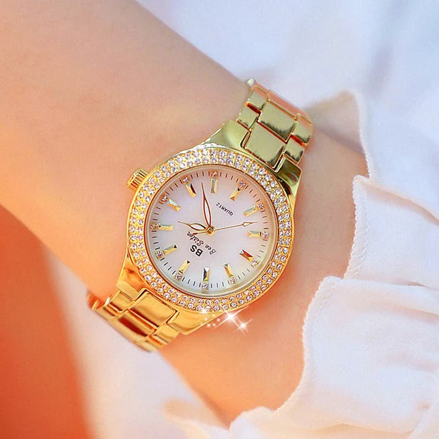 Women's Watch Quartz Movement Stainless Steel Water-Resistant 3 ATM