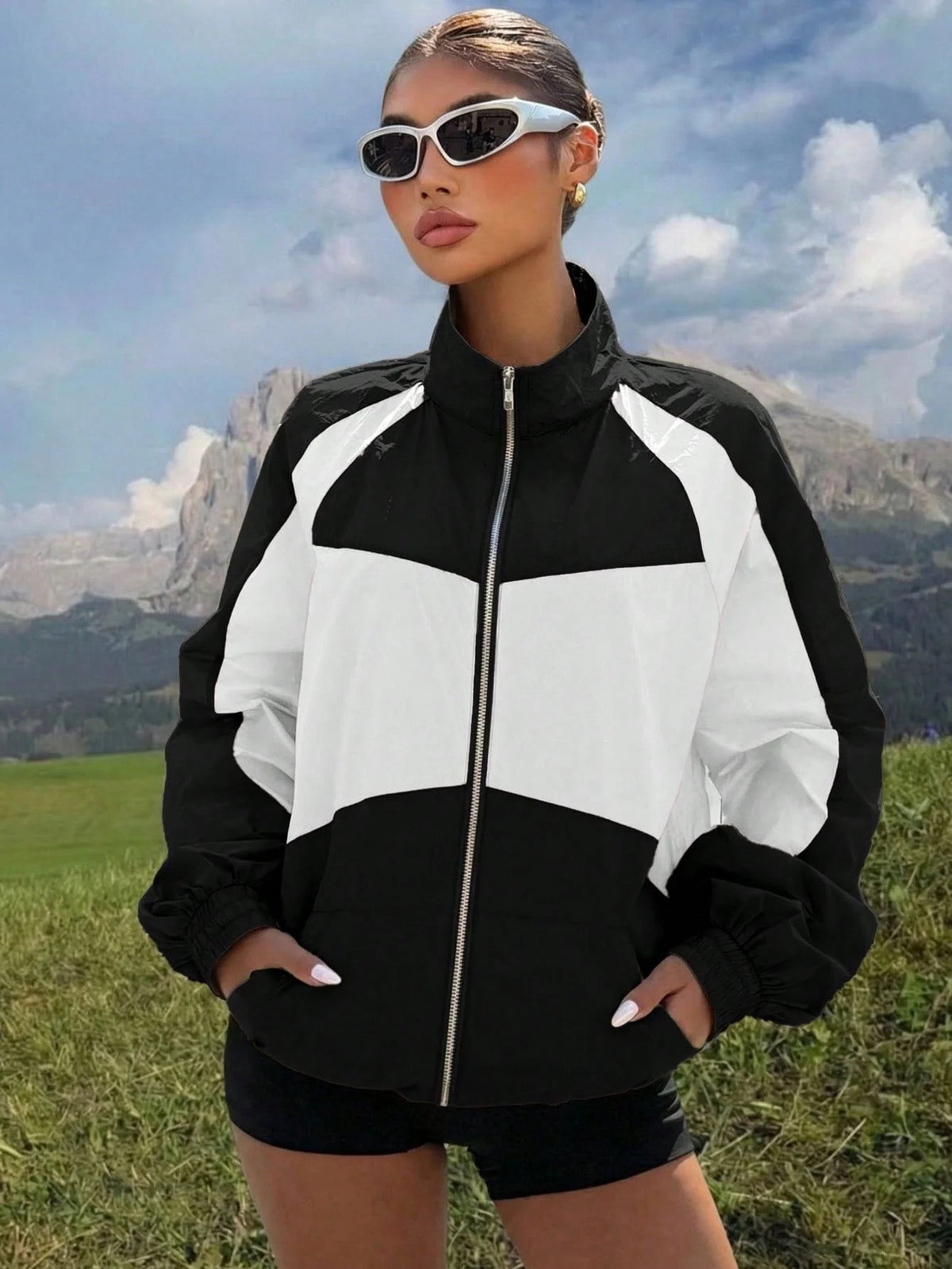 Women's Windbreaker Lightweight Water-Repellent Wind-Resistant