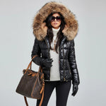Women's Winter Parka Thick Padded Hooded Wind & Water-Resistant