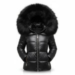 Women's Winter Parka Thick Padded Hooded Wind & Water-Resistant