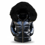 Women's Winter Parka Thick Padded Hooded Wind & Water-Resistant