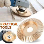 Wood Carving Disc Set Carbon Steel 3 Profiles 4-Inch