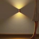 Wooden Lamp Motion Sensor Rechargeable Cordless LED Light