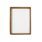 Wooden Photo Frame Handcrafted Rounded Corners Natural Wood Grain