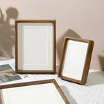 Wooden Photo Frame Natural Wood Rounded Corners Handcrafted Joinery