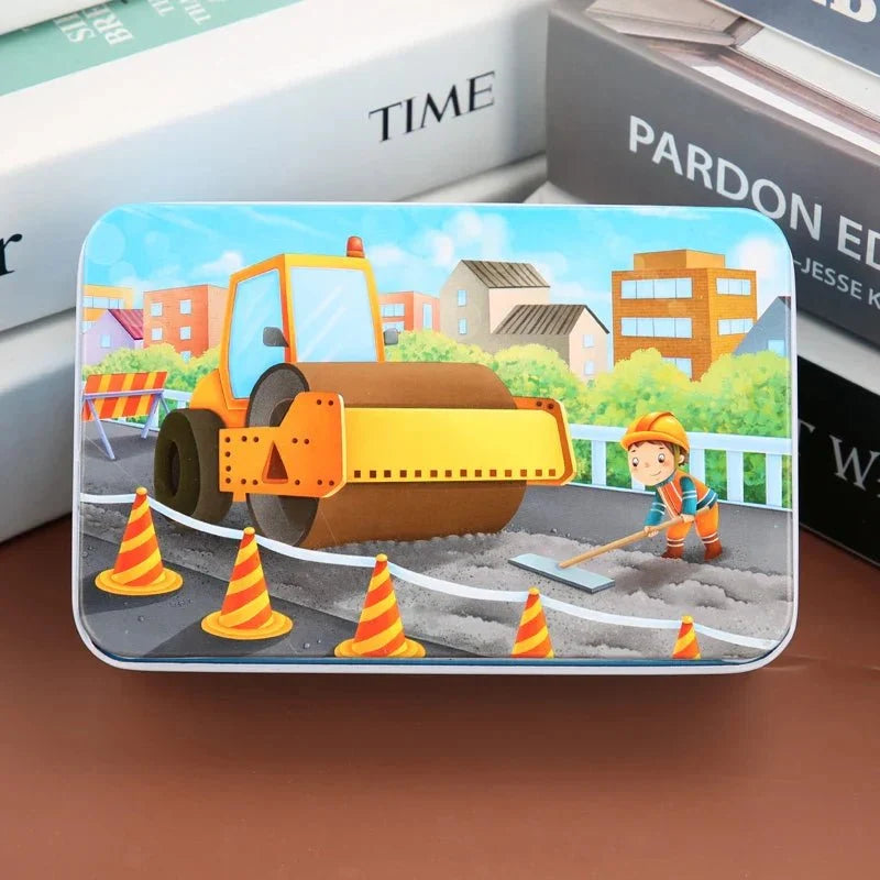 Wooden Puzzle 60 Pieces Animal & Vehicle Designs
