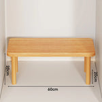 Wooden Riser Table Solid Wood Adjustable Height Removable Legs