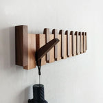 Wooden Wall Hook Foldable Space-Saving Design