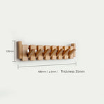 Wooden Wall Hook Foldable Space-Saving Design