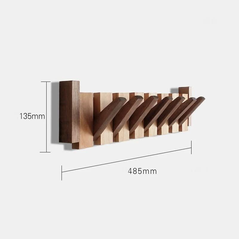 Wooden Wall Hook Foldable Space-Saving Design