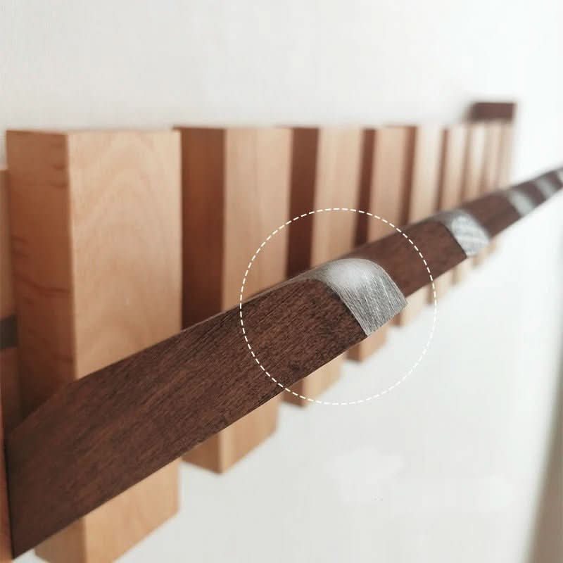 Wooden Wall Hook Foldable Space-Saving Design