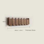 Wooden Wall Hook Foldable Space-Saving Design