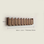 Wooden Wall Hook Foldable Space-Saving Design