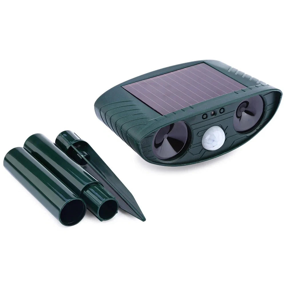 Woodpecker Repellent Ultrasonic Motion-Activated Solar-Powered 33 Ft Range