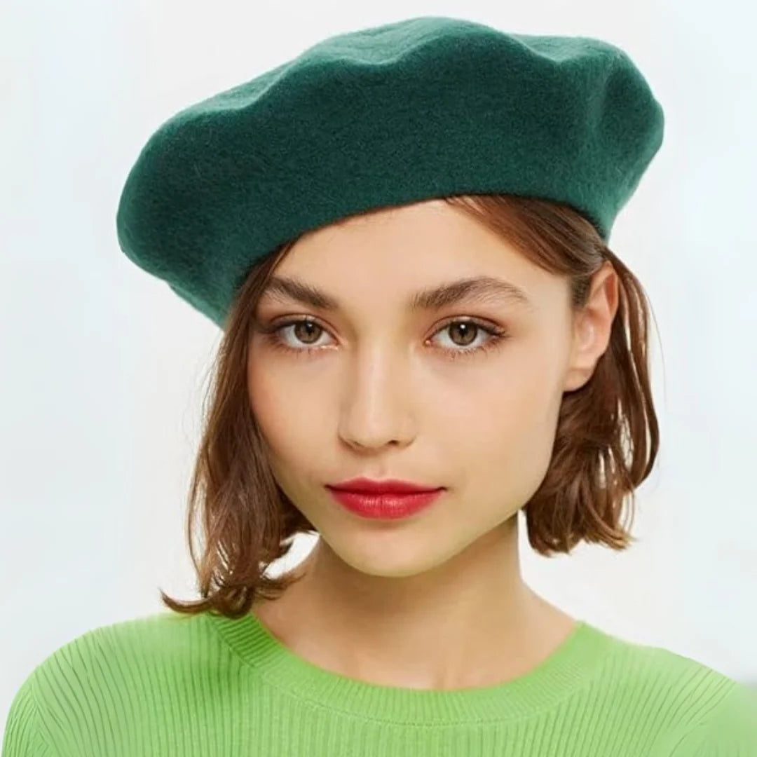 Wool Beret Soft Breathable Stretch Fit