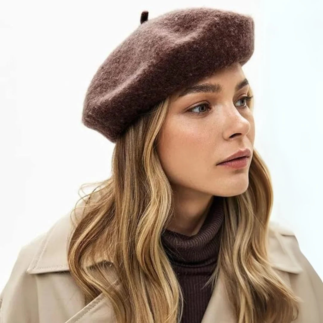 Wool Beret Soft Breathable Stretch Fit