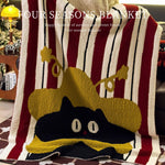 Wool Blanket Fluffy Soft Cartoon Designs Lightweight