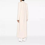 Wool Coat Wool Blend Longline Tailored Fit