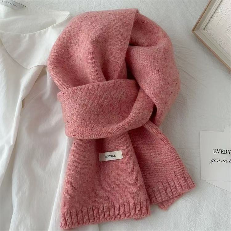 Wool Scarf 100% Wool Soft Knit Lightweight Warmth