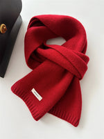 Wool Scarf 100% Wool Soft Knit Lightweight Warmth