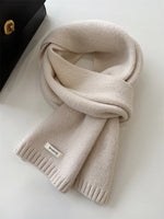 Wool Scarf 100% Wool Soft Knit Lightweight Warmth