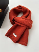Wool Scarf 100% Wool Soft Knit Lightweight Warmth