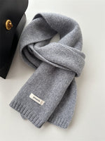 Wool Scarf 100% Wool Soft Knit Lightweight Warmth