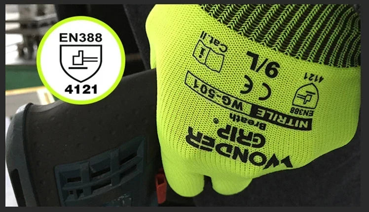 Work Gloves Slip-Resistant Ergonomic & Durable