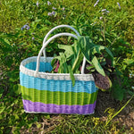 Woven Gardening Basket Large Capacity Ergonomic Handles