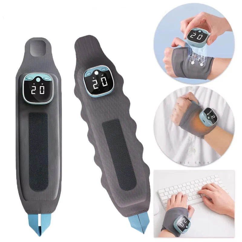 Wrist Massager 3-In-1 Heat, Vibration & EMS