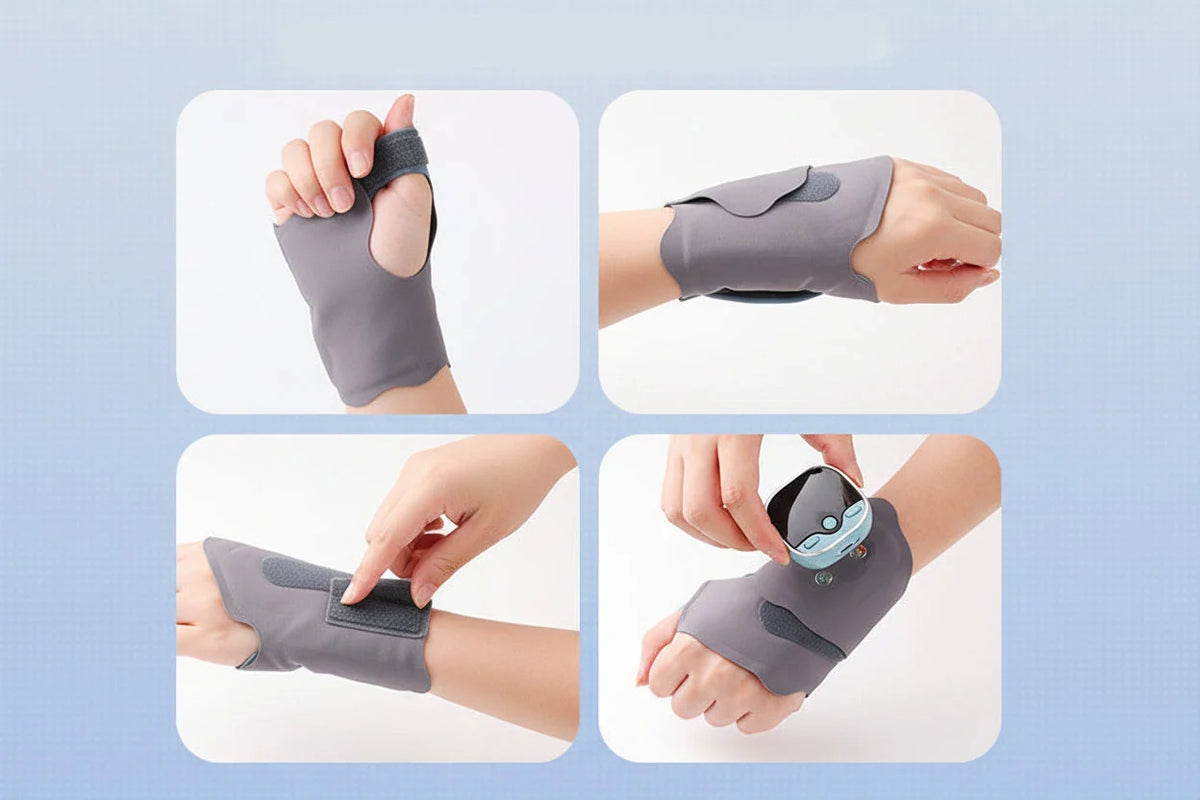 Wrist Massager 3-In-1 Heat, Vibration & EMS