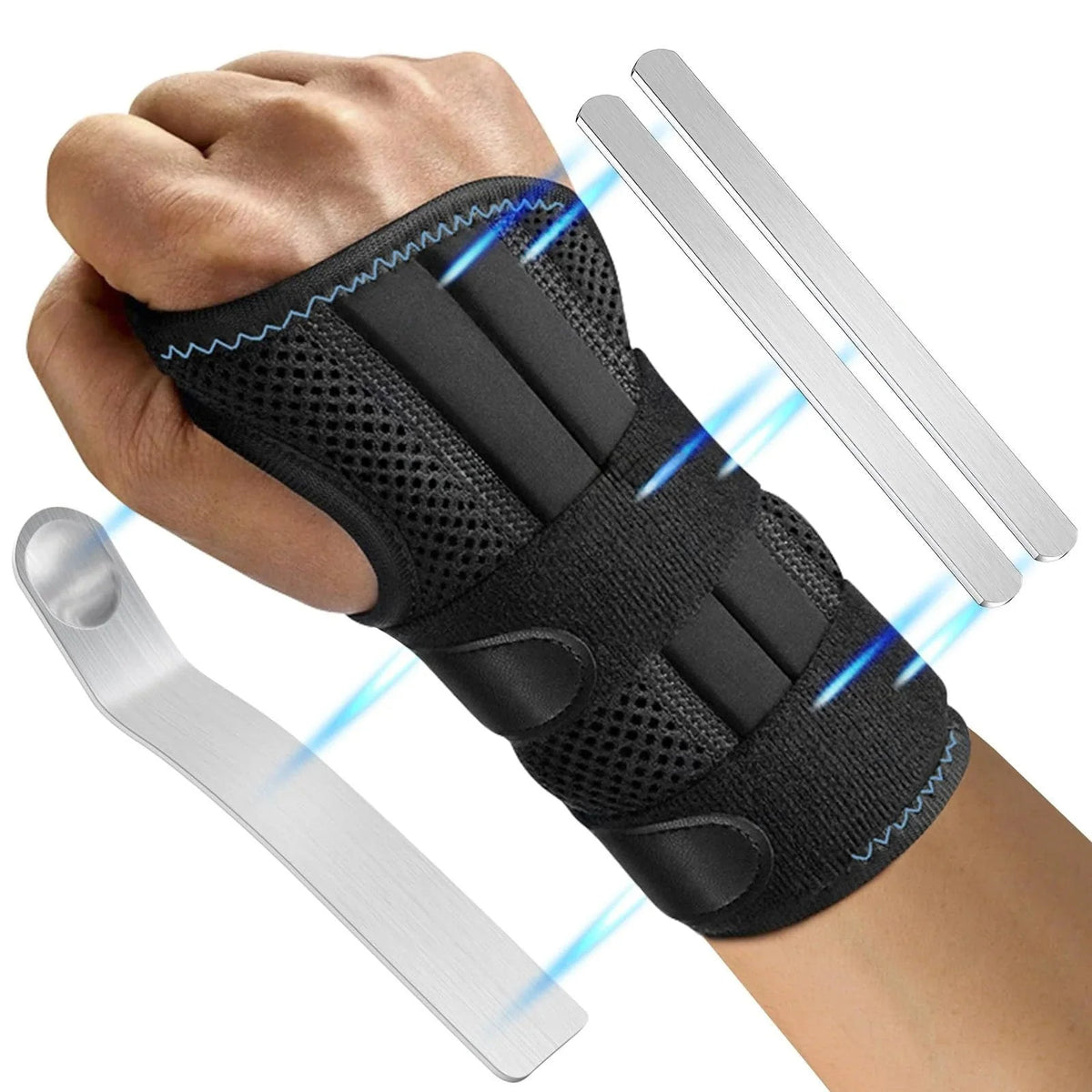 Wrist Support Integrated Splint Adjustable & Breathable