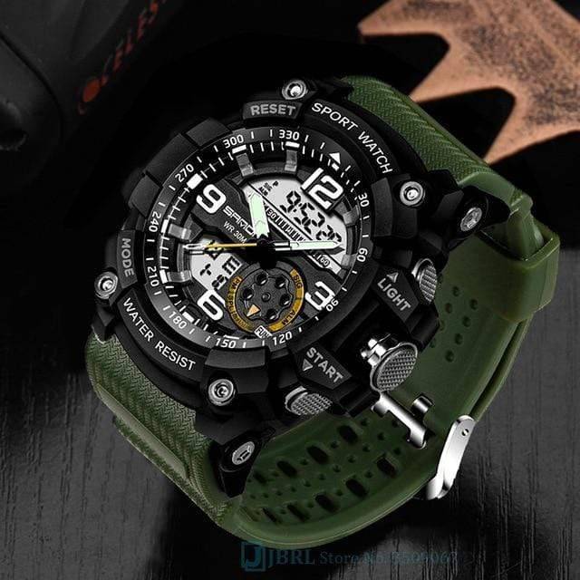Wristwatch Rugged Military-Style Water-Resistant & Lightweight