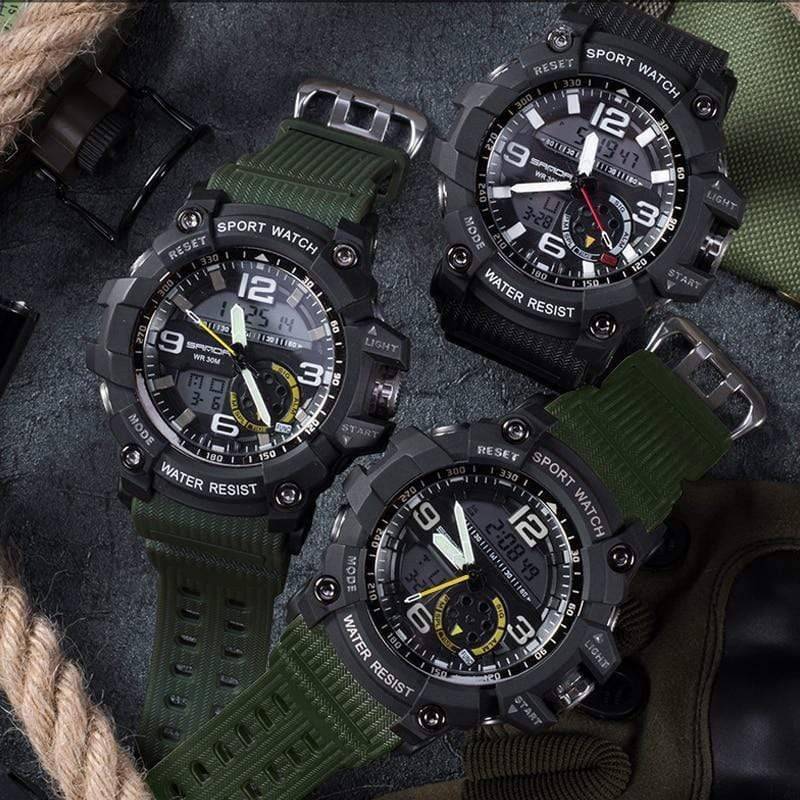 Wristwatch Rugged Military-Style Water-Resistant & Lightweight