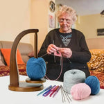 Yarn Organizer Wooden Tangle-Free