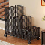 Yoga Mat & Fitness Equipment Organizer Steel Mesh Ventilated Multi-Compartment