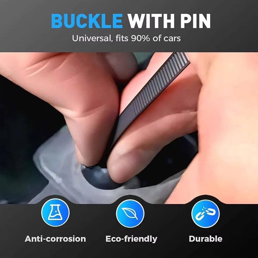 Zip Tie Buckles Reusable One-Touch Weather-Resistant Nylon
