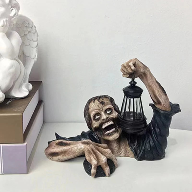 Zombie Wall Decoration 3D Relief LED Lantern