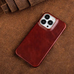 iPhone Case Genuine Cowhide Leather Slim & Protective
