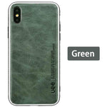 iPhone Case Leather Back Drop-Resistant Fitted Design