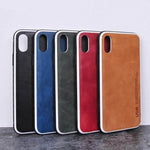iPhone Case Leather Back Drop-Resistant Fitted Design
