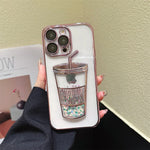 iPhone Case Liquid Glitter Full-Coverage Bumper Protection