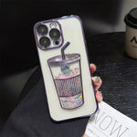 iPhone Case Liquid Glitter Full-Coverage Bumper Protection