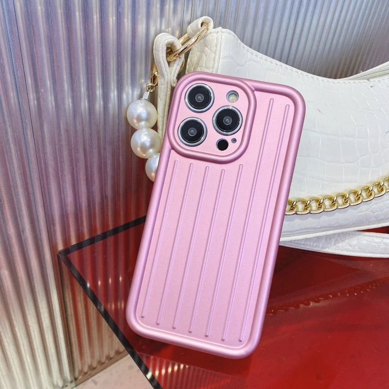 iPhone Case Luggage-Inspired Shockproof Scratch-Resistant Protection