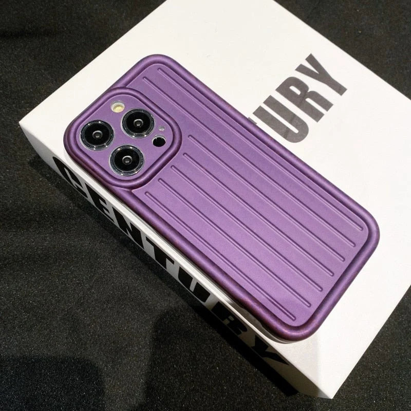 iPhone Case Luggage-Inspired Shockproof Scratch-Resistant Protection