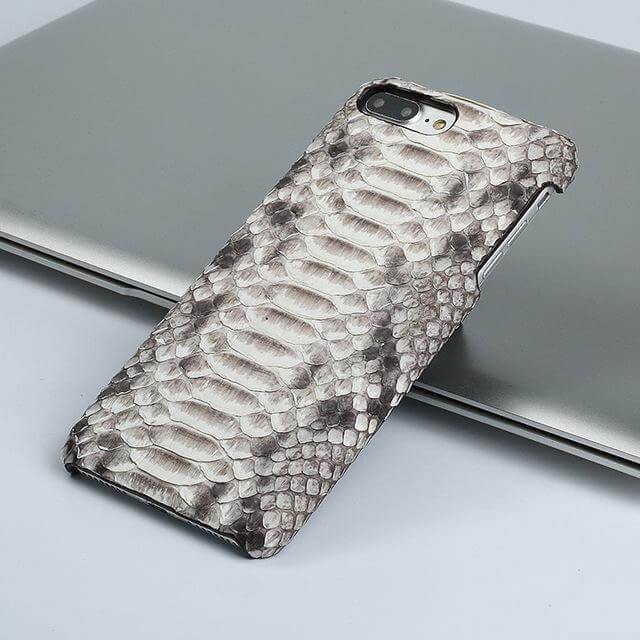 iPhone Case Natural Python Skin Textured Luxury Finish