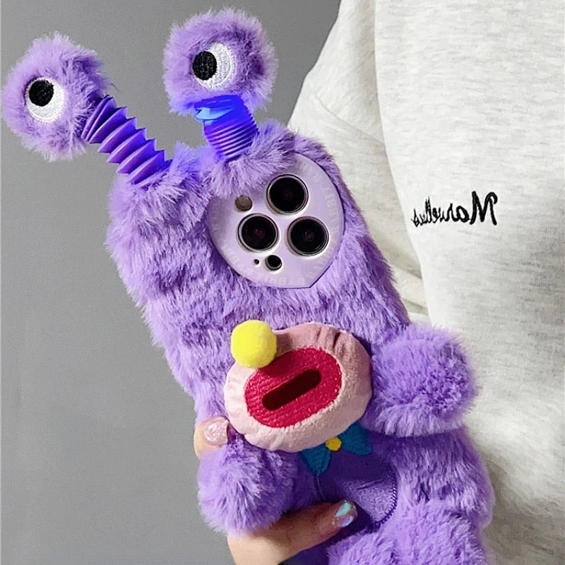 iPhone Case Plush LED Shockproof