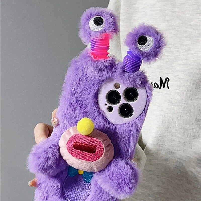 iPhone Case Plush LED Shockproof